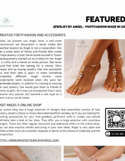 Feetrecords Magazine Juwelry by Angel