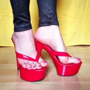 Red High Heels for Feetlovers