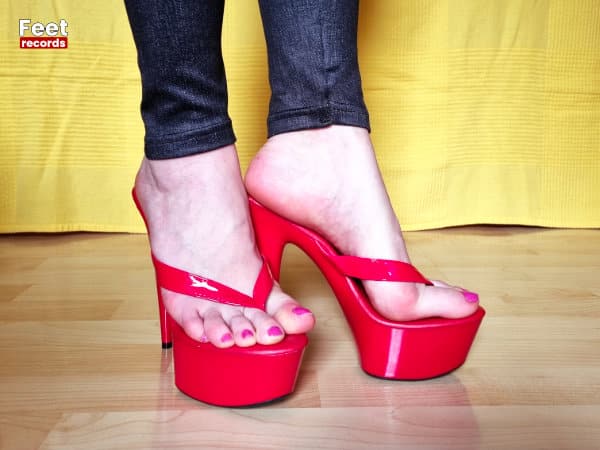 Red High Heels for Feetlovers