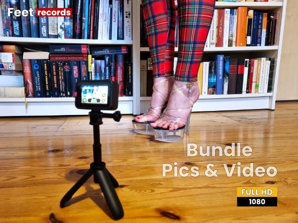 Tasty Soles on Heels Video and Picture Bundle