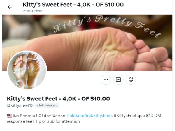 Kittys Sweet Feet on Twitter X