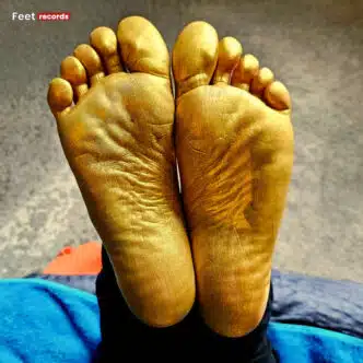 Golden Touch Amy Luxe bodypainted FootFetish Art preview