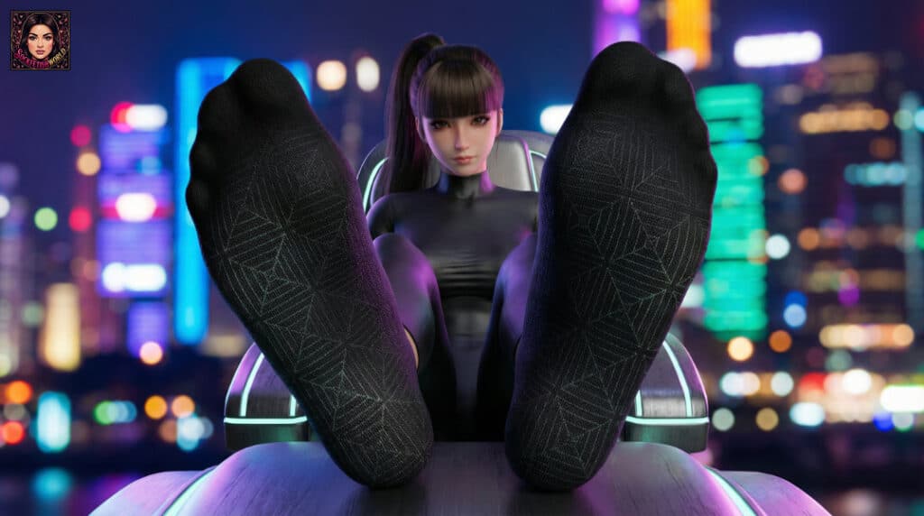 SockFetishWorld – POV Eve in Black Socks